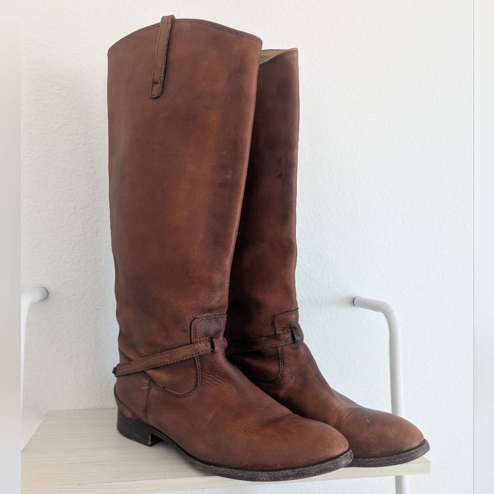 Frye Lindsay Plate Riding Boots